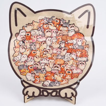 Puzzle in legno  Cani e Gatti