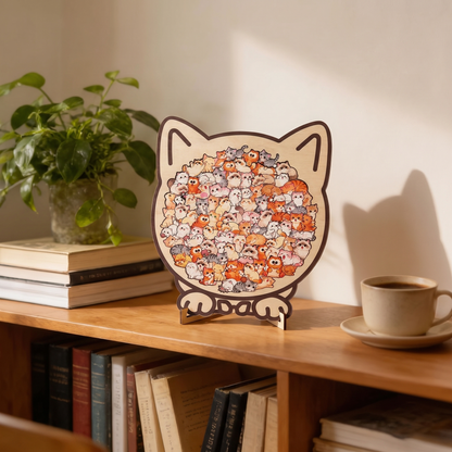 Puzzle in legno  Cani e Gatti